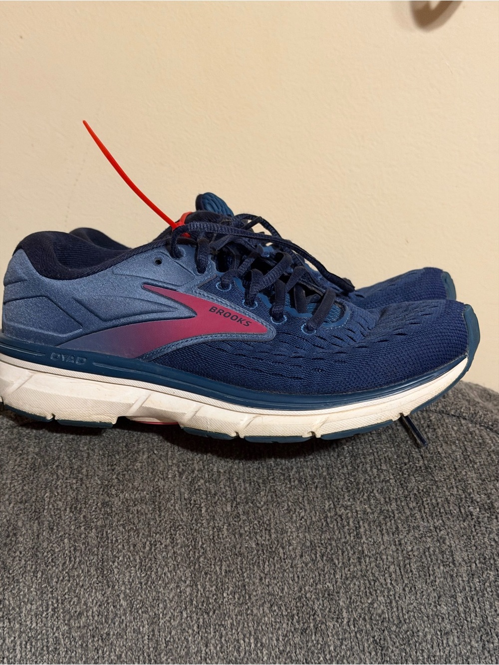 Brooks Women’s Running Shoes — Navy with Maroon Accent